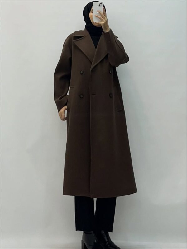 Kahverengi Kaşe Kaban